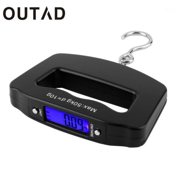 

bathroom & kitchen scales outad 50kg/10g lcd digital fishing hanging scale electronic pocket hook mini hand held weight travel1