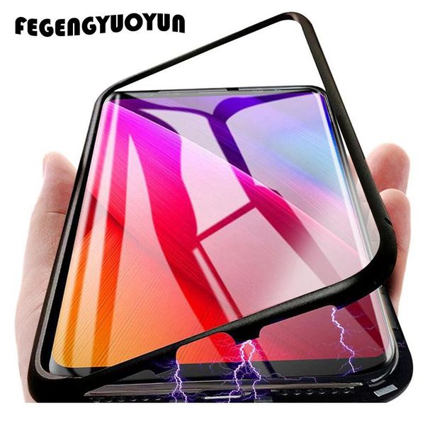 

magnetic adsorption metal case for samsung galaxy s20 ultra s8 s9 s10 plus note 9 10 plus for samsung a51 wmthmn