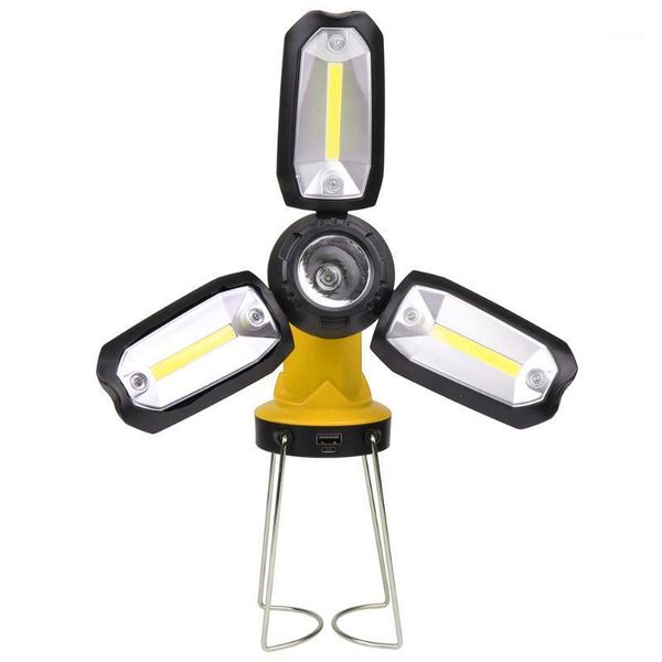 

portable lanterns spotlight work light usb rechargeable battery outdoor camping auto repair emergency universal lamp1