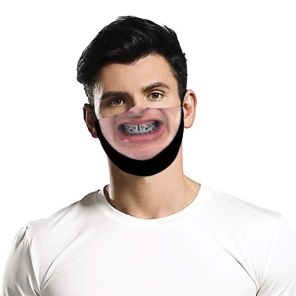 

симпатичные забавные маски женщины мужчины 3d дизайнер моющиеся лица масекка mascherina masker maski украшения mascsrillas sqcbkw