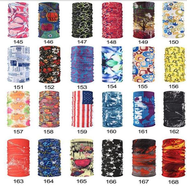 

outdoor scarf fitness cycling bandanas magic multifunctional turban sunscreen hair band riding mask cap for men women cycling face masks