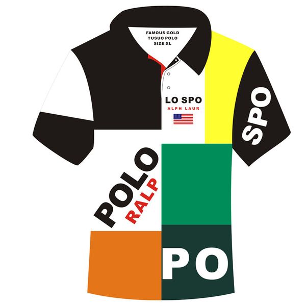 

new men's embroidered lapel short-sleeved cotton mesh beaded men's tusuo casual embroidered flower loose polo shirt, White;black