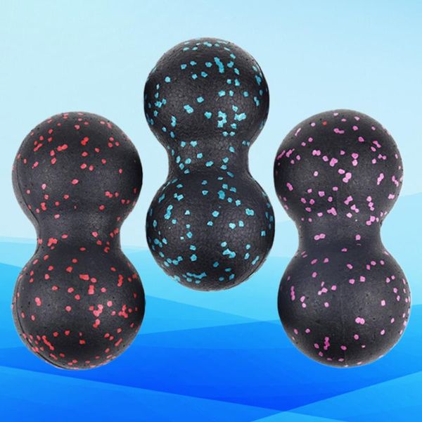 

fitness balls 3pcs practical peanut shape waist neck back foot muscle relaxing tool