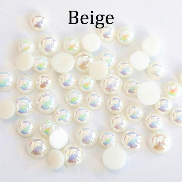

2 3 4 5 6 8 10 12 14 mm imitation pearl round half bead black ab colors beads for jewelry h bbyujc