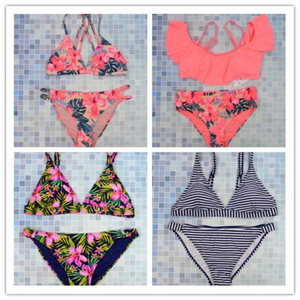 

bikini split swimsuit swimming wading sports, White;black