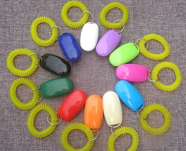 

dog button clicker pet sound trainer with wrist band aid guide pet click training tool dogs supplies 11 colo bbyrhx sport777