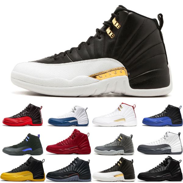 

2022 12s 12 basketball shoes jumpman men black purple bulls dark grey fiba flu game blue indigo michigan reverse taxi twist utility wings si