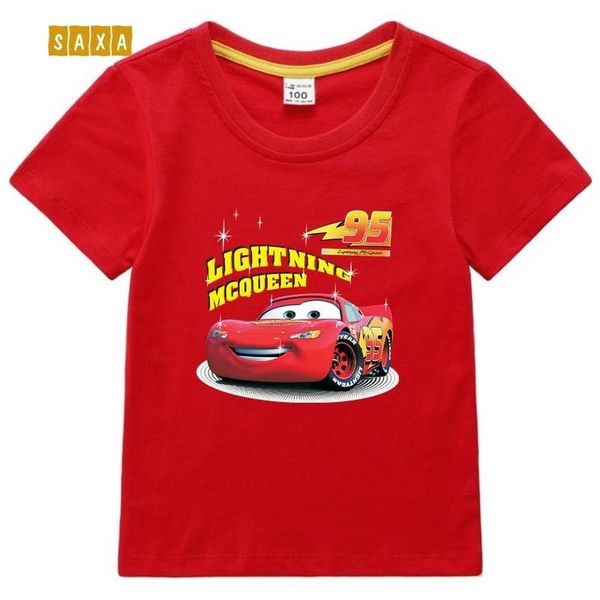 

boy t-shirt summer children's clothes comfortable cotton cartoon children's t-shirt boy short sleeve t-shirt kids 1-8y y200409, Blue