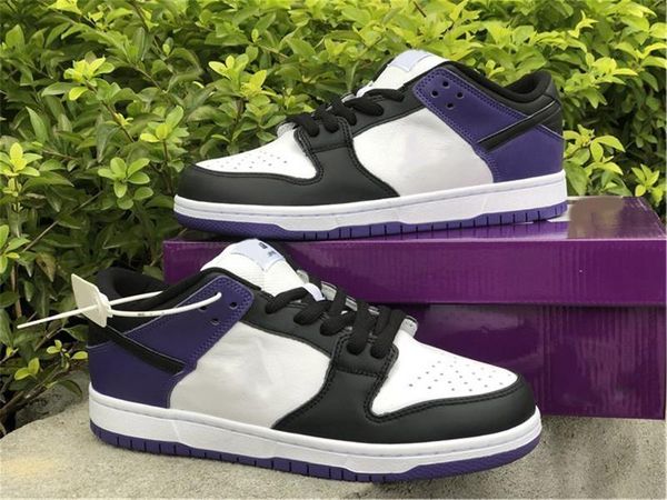 

выпуск аутентичные dunk sb низкий суд фиолетовый скейтборд обувь черный носок белый кроссовки мужчин женщин на открытом воздухе спортивная о