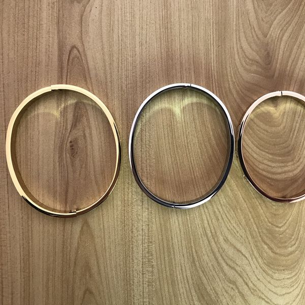 

love screw screwdriver bracelets silver rose goldtitanium steel love bangles women men loves bracelet couple jewelry with box, Black