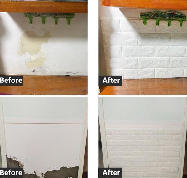 

70*77 10pcs 3d brick wall sticker diy self-adhesive decor foam waterproof covering wallpaper for kids room jllgbd yeah2010