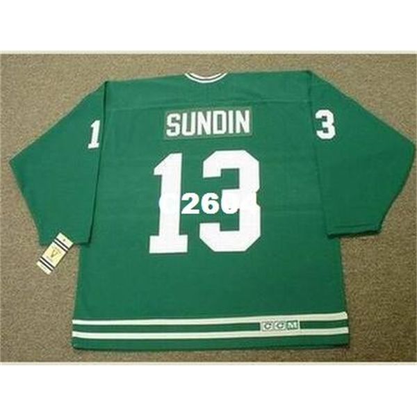 

mens #13 mats sundin toronto st. pats ccm vintage retro hockey jersey or custom any name or number retro jersey, Black
