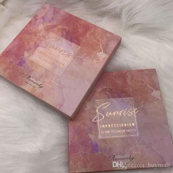 

long-lasting sunrise eye shadow palette makeup 16 colors shimmer & matte eye pressed powder easy to wear drop shipping