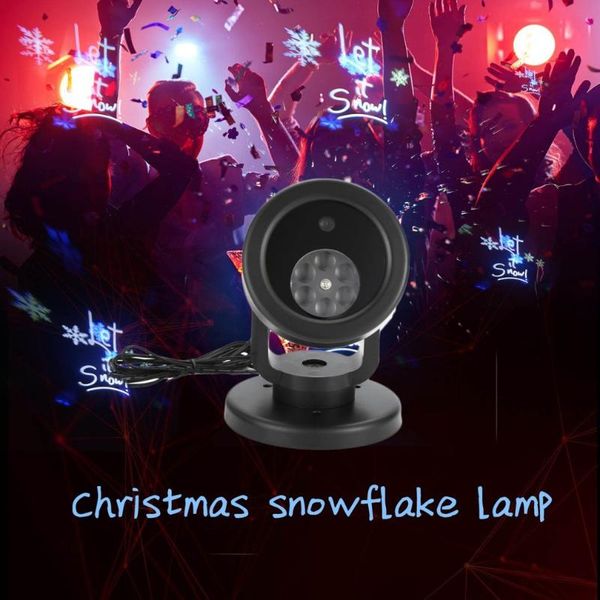 

snowflake projector lamp and waterproof rotation
