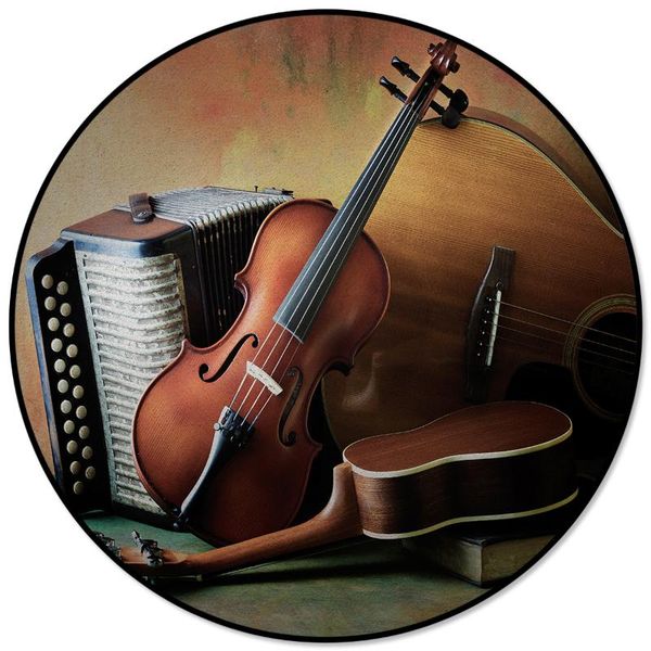 

artistic violin dining table floor round carpet living room coffee table mat prayer mat computer chair carpet pet