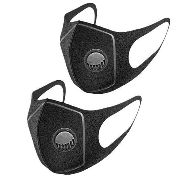 

mask filters black reusable mssk face dust individually packaged washable masks with breathing valve dhl express foutletb2ol