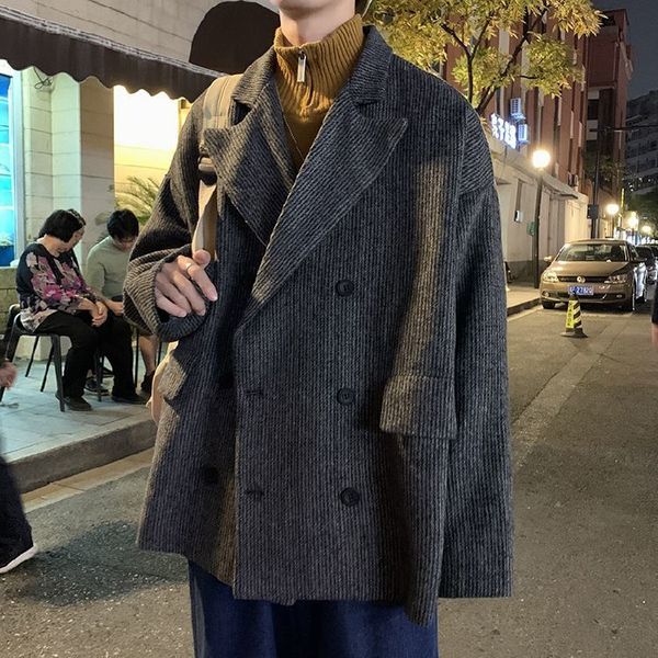 

spring 2021 suits new wear suit single collar breasted student jacket young men's clothes sdx8, White;black