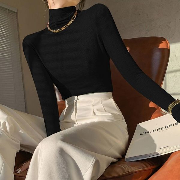 

new long-sleeve 2021 shirt and turtleneck 40z2, White