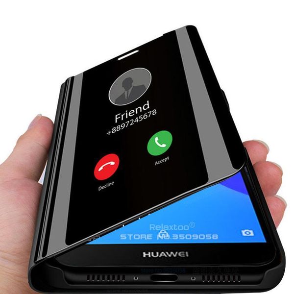 

smart mirror case for huawei y5 lite y6 y7 prime y9 2018 cover cases for huawei y9 y7 y6 bbysze