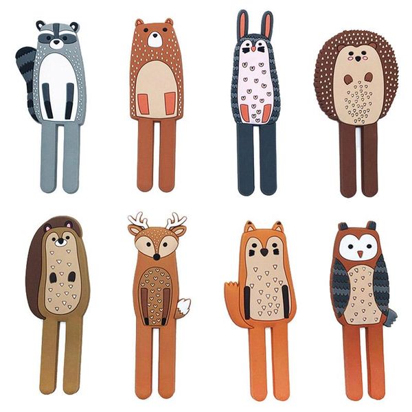 

1pcs cute animals key holder fridge sticker removable magnetic traceless refrigerator hooks decorative household supplies wmtpey comb2010