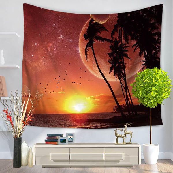 

wall hanging tapestry scenery tapestries wall decor polyester printed yoga mat beach thin towel home bedroom farmhouse decor wmtpuf