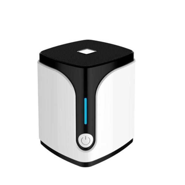 

s9 bluetooth speaker, portable square speaker with radio function, support noise reduction hands-calling white