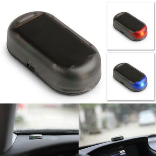

car security light solar powered simulated dummy alarm wireless warning anti-theft caution lamp led flashing imitation1