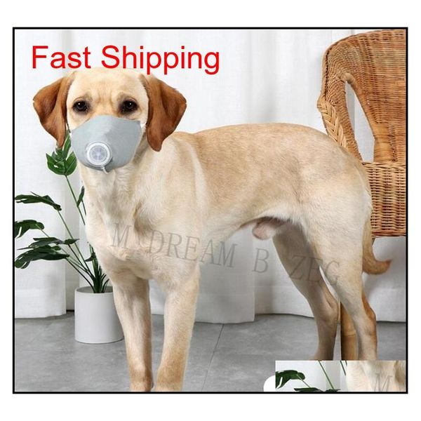 

pet dog mask soft face cotton mouth mask 3pcs pet respiratory pm2.5 breathable dog muzzle with air mesh pe qyljnn packing2010