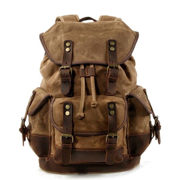 

outdoor bags canvas backpack vintage climbing backpack, hiking daypacks, computers lapbackpacks casual rucksack camping bac