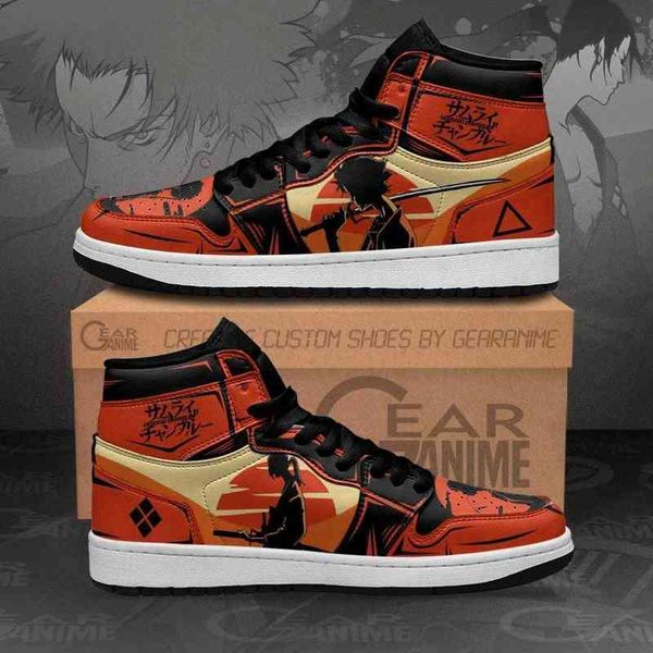 

samurai champloo sneakers mugen and jin custom anime sho, Black