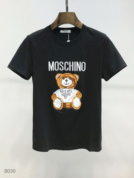 

202112 new fashion animal pattern t-shirt fashion designer loose men's and women's short sleeves summer fit design leisure spor, White;black