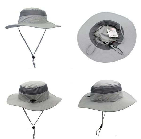 

waterproof bucket hat summer men women boonie hats outdoor uv protection beach hat large wide brim panama hunting hiking fishing cap sun hat, Black;white