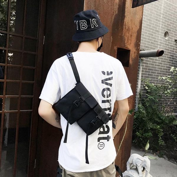 

waist bags tactical chest pack for men messengers bag fashion functional women crossbody hip streetwear oxford