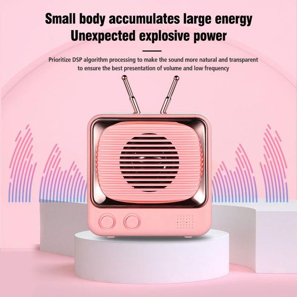 

soundbar vintage wireless bluetooth speaker creative gift portable tv mini