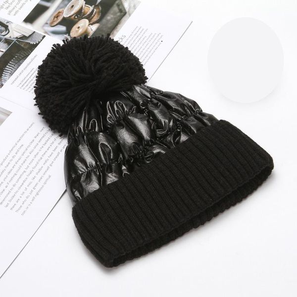 

даженная ткань зимний вязаный pom pom beanie шляпа с флисовой подкладкой теплый шанс для женщин негабаритным кабелем, Blue;gray