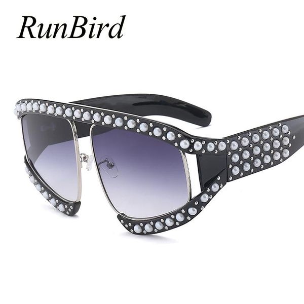 

sunglasses women's oversize pearl fashion google eyewear big sun glasses frame black optical retro female 1305r, White;black
