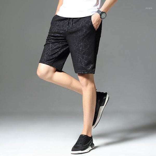 

summer mens shorts streetwear men's sportswear casual sport side stripe bodybuilding shorts men1, White;black