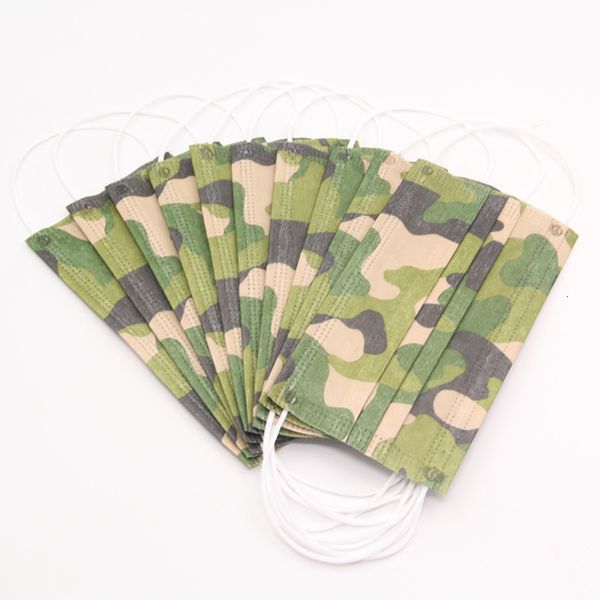 

dhl plaid face camouflage 3 shipping mask layers dustproof facial protective cover masks anti-dust dispos