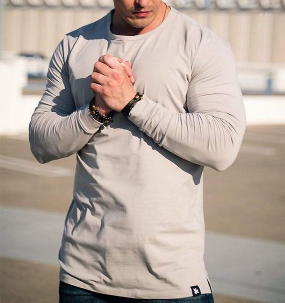 

running jerseys men cotton long sleeve gym t shirt male basketball jersey compression workout fitness training wear tracksuit1, Black;blue