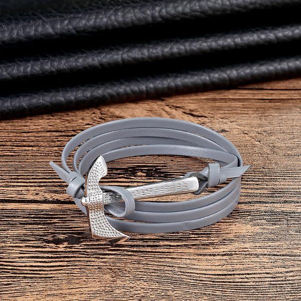 

livvy fashion high-quality ax leather bracelet fashion men's bracelet jewelry punk bracelet men's jewelry gifts as340 wmtgou xhlov