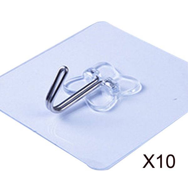 

20pcs nano glue strong transparent suction cup suction cup hook kitchen bathroom hanger hook 6 6cm punch seamless hook d0 wmthka