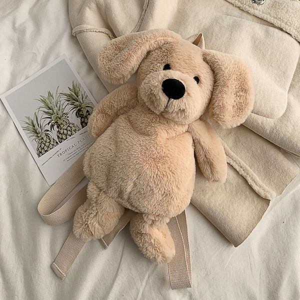 

children backpacks kids kindergarten 3d dog baby bag for boys girls cute animal prints travel bags shoulder bag toys gifts 201204