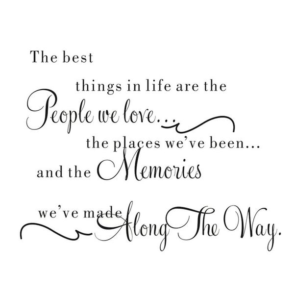 

promotion "the thing in life.."with art words wall quote sticker decal for home:black