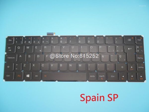 Teclado para laptop teclado para Lenovo Yoga 3 Pro 13 1370 Espanha SP Tailândia Ti Turquia TR Unido Reino Unido Reino