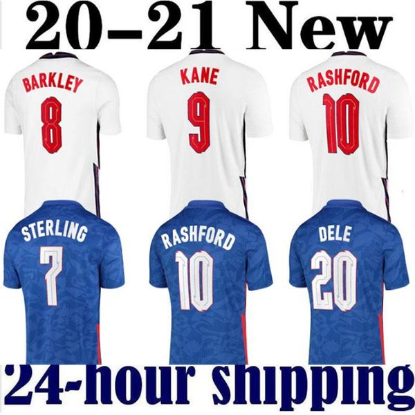 

2021 new soccer jersey 2020 england kane sterling rashford 20 21 national teams football shirts men + kids kit sets uniform, Black;yellow