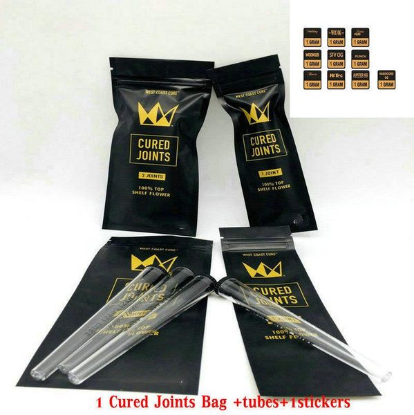 

bag tube cure 1 with pre mylar clear packaging prerolling zipper joint west coast roll joints tube cone wmtua powerstore2012