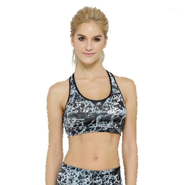 

gym clothing life on track women's fitness bras printing sports bra for partern girls exercise sleeveless 1, White;black