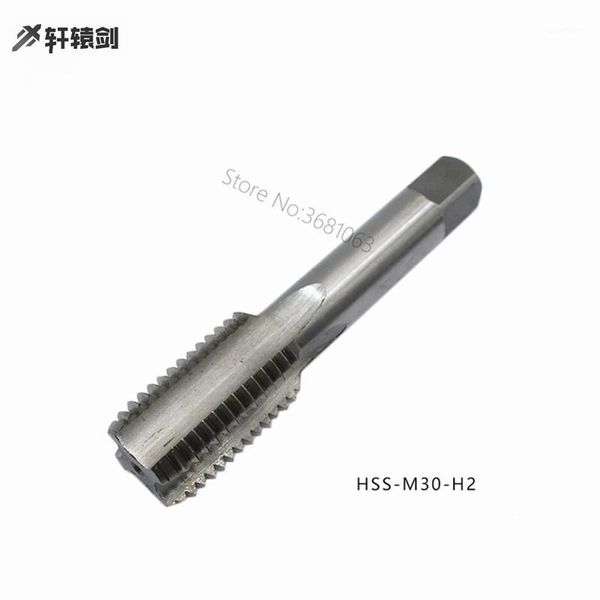 

2pc m30 straight flute machine tap h2 m30x1 m30x1.5 m30x2 m30x3 m30x3.5 tap high speed steel threading drill bit cutter tool1