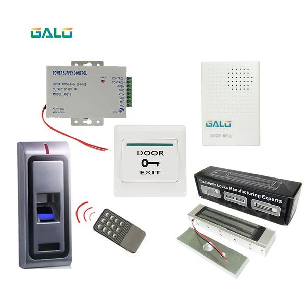

full access control kits standalone metal case door lock biometric fingerprint access control system use home building office