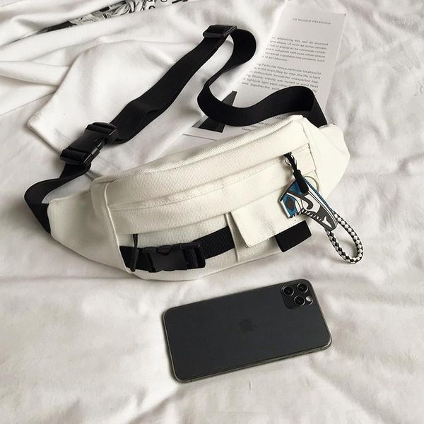 

waist bags canvas bag multi-function sports mobile phone fashion crossbody for women 2021 pillow chest fanny pack1